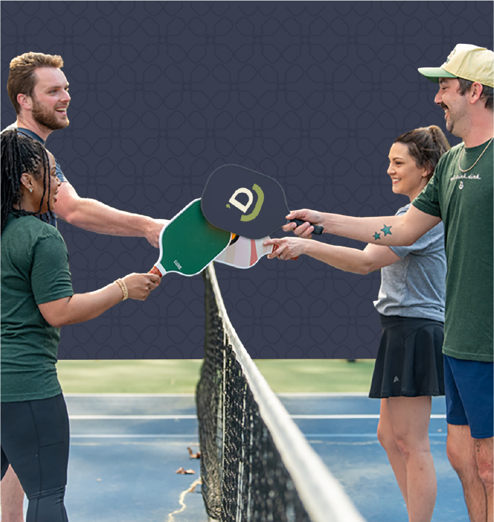 pickleball players